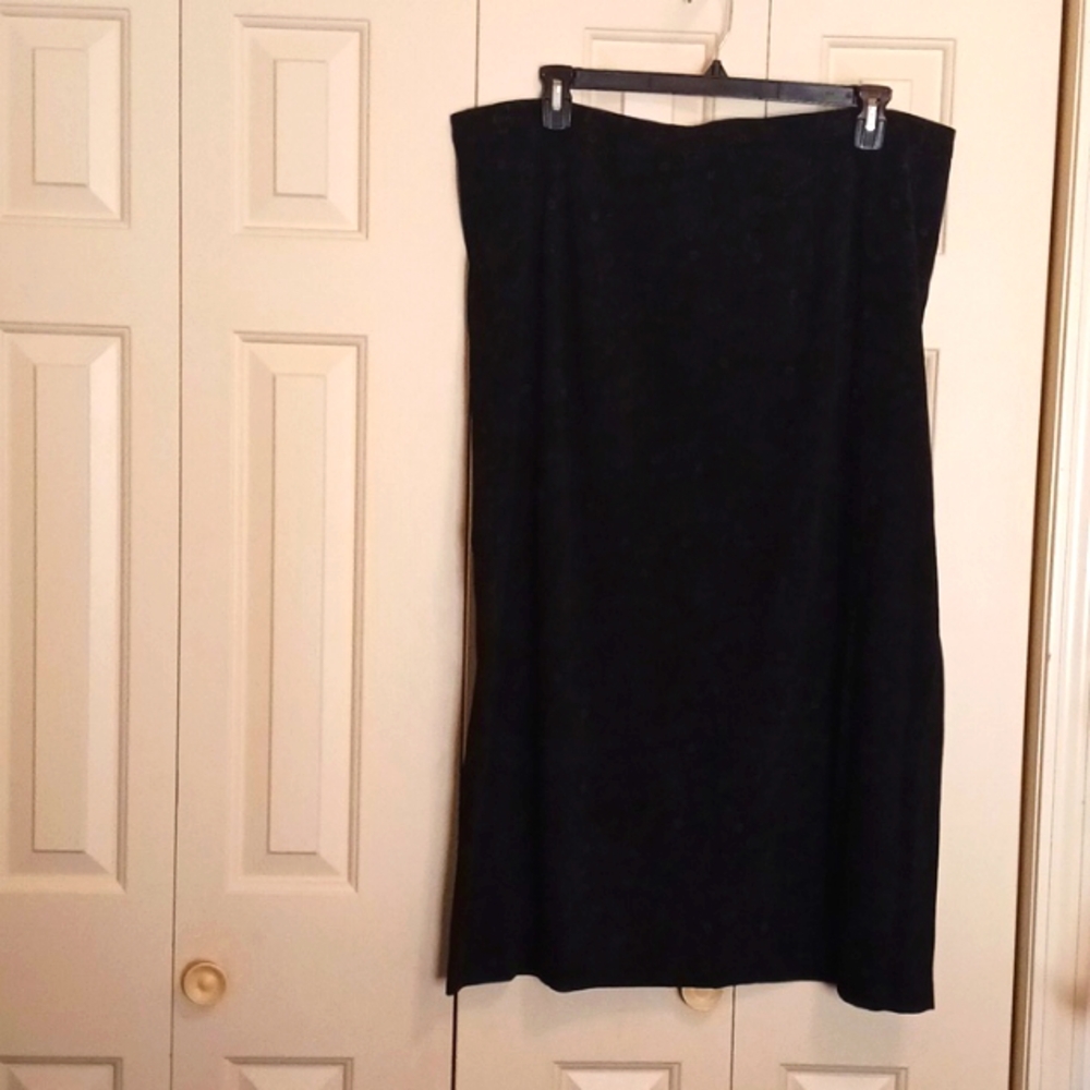 Vintage maxi velveteen skirt 24W